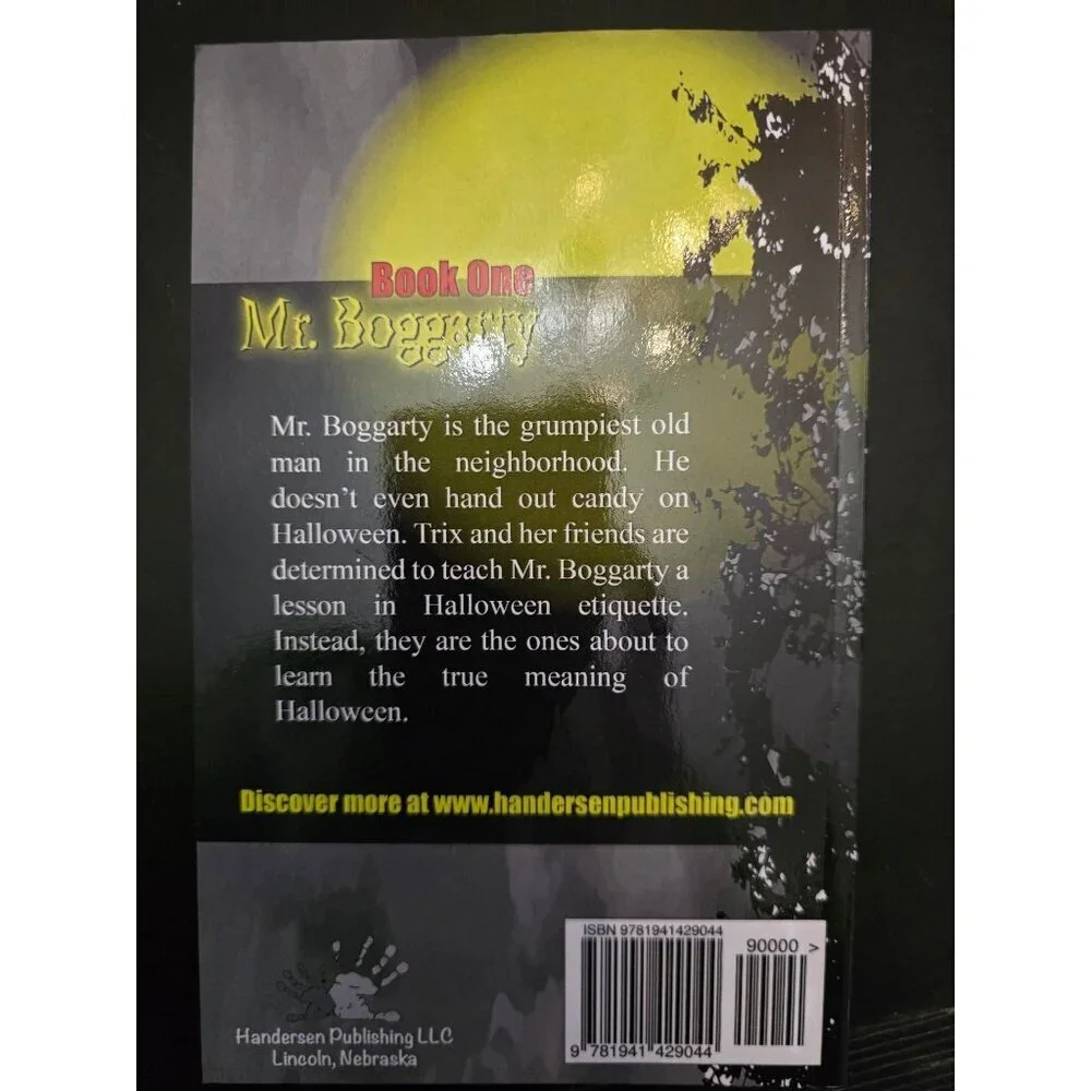 Mr. Boggarty the Halloween Grump by Tevin Hansen Signed Horror Paperback